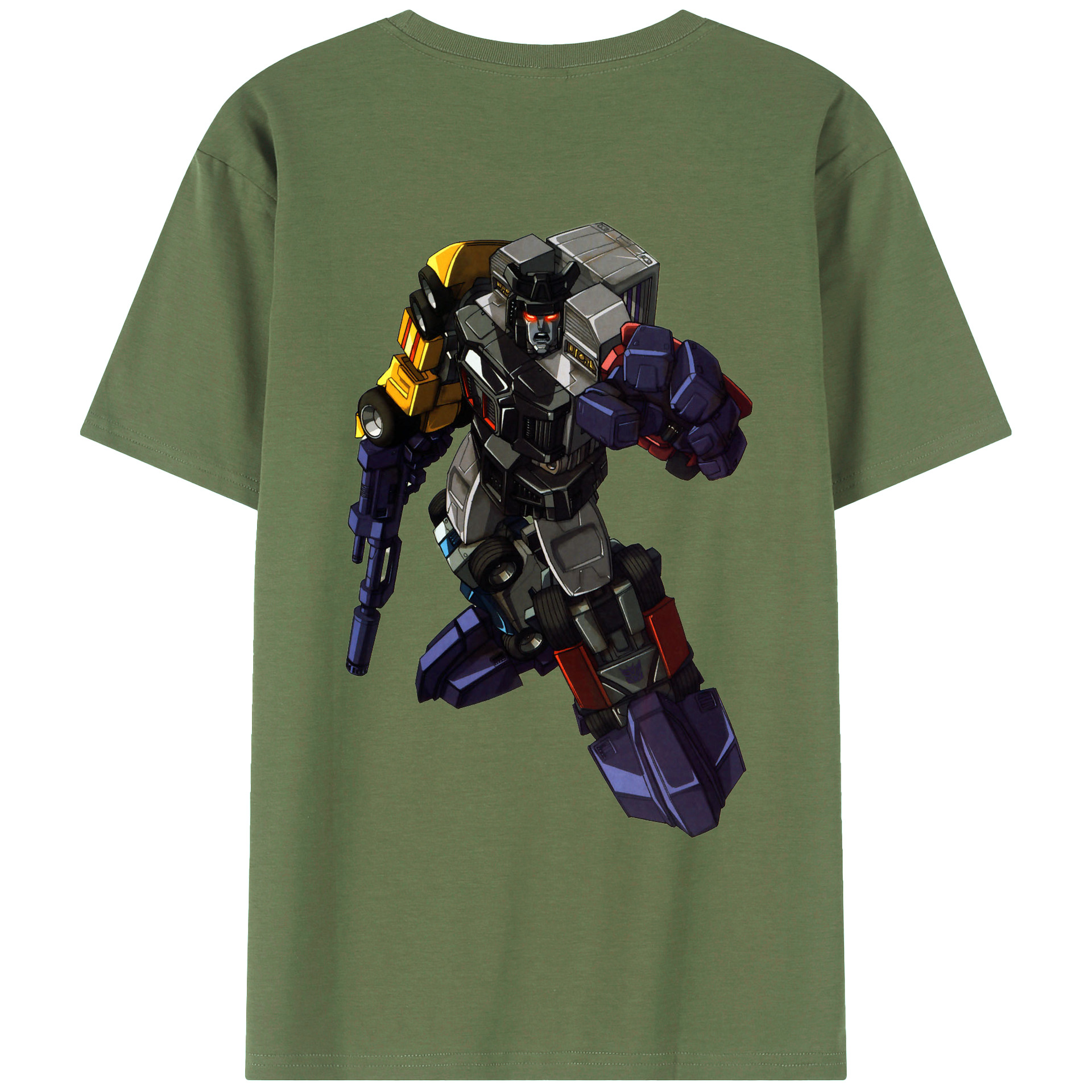 （画像用）  綿100％ メンズ半袖Tシャツ（バックプリント） 通気性